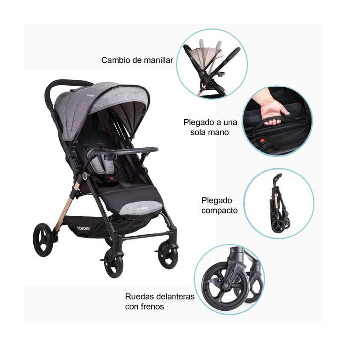 Bebesit coche de paseo City color Black 4